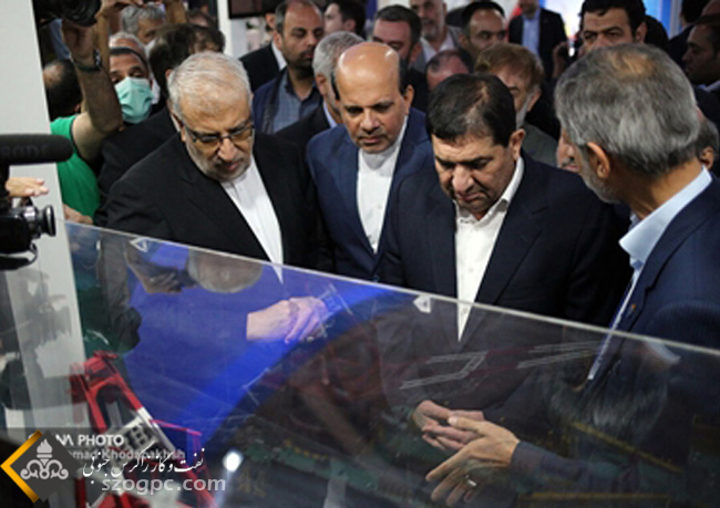معاون اول رئیس‌جمهوری به‌همراه اوجی از نمایشگاه بین‌الملی نفت تهران بازدید کرد